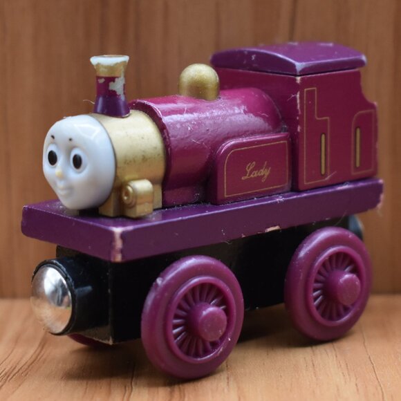 LADY Purple 2012 - Thomas & Friends Wooden Railway Train Tank Engine Magnetic - Picture 2 of 7